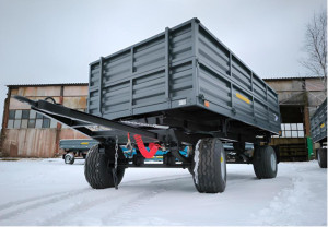 2ПТС-8 (прицеп самосвальный на три стороны, гп 8 тонн)