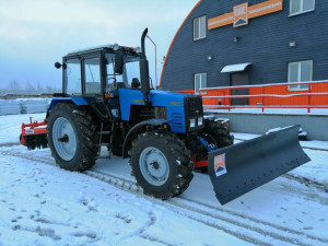 Передний отвал для снега НО-79-040.01 (гидроповоротный) для МТЗ-1221.2 и МТЗ-1523